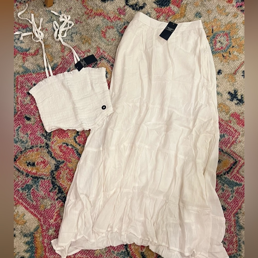 A&F maxi & cami matching set